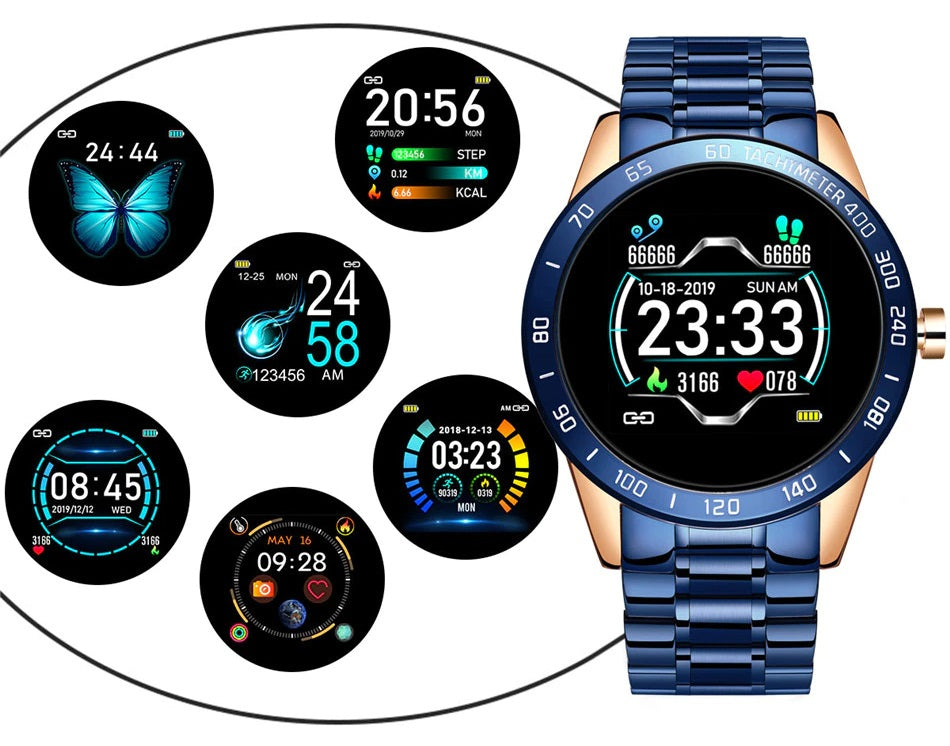 Luxury Watch - Fitness Tracker, Blood/Heart Monitor, Phone Sync - onlinemegasale.com Luxury Watch - Fitness Tracker, Blood/Heart Monitor, Phone Sync - onlinemegasale.com