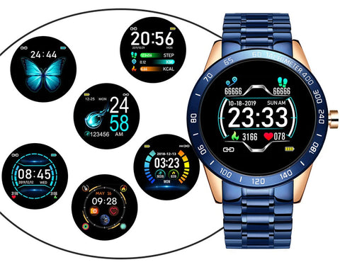 Glen Luxury Smart Watch - Heart Rate Monitor Blood Pressure Fitness Tracker Sport Watch - onlinemegasale.com Glen Luxury Smart Watch - Heart Rate Monitor Blood Pressure Fitness Tracker Sport Watch - onlinemegasale.com