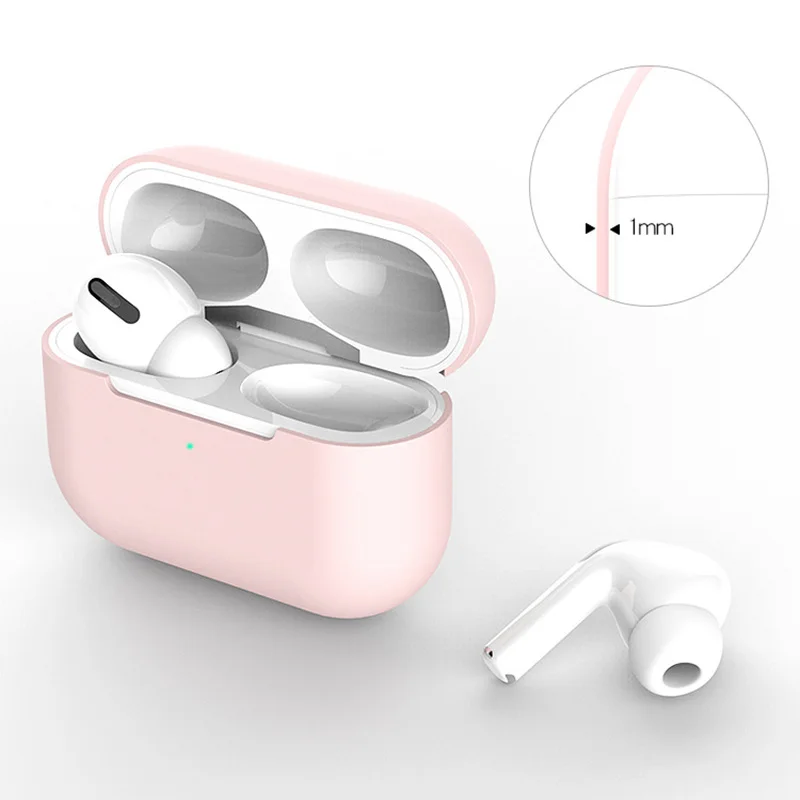 Liquid Soft Silicone Case For Airpods Pro Case Wireless Bluetooth Case for airpod pro Case Cover Air Pods pro Fundas Capa Coque - onlinemegasale.com