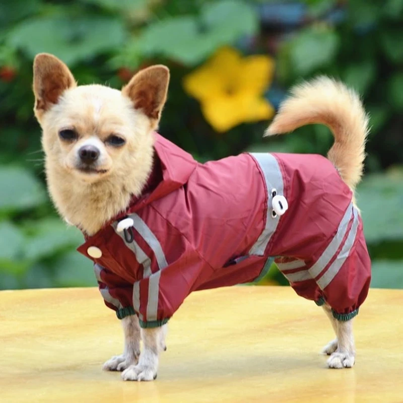 Reflective Waterproof Dog Raincoat - onlinemegasale.com