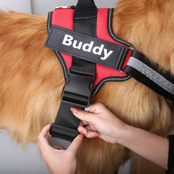 Personalized Dog Reflective Breathable Pet Harness Vest