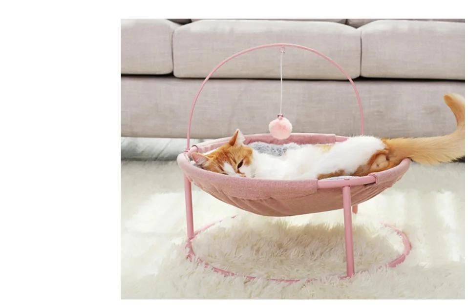 Pet Hammock Cats Beds Indoor Cat House Mat Warm Small Bed Kitten - onlinemegasale.com