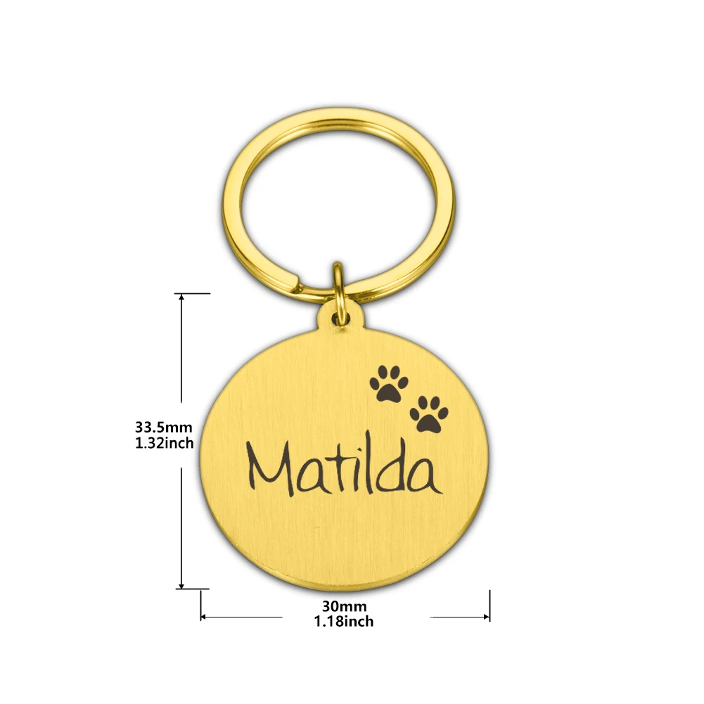 Engraved Pet ID Tag Personalized Custom Name Pendant - onlinemegasale.com Engraved Pet ID Tag Personalized Custom Name Pendant - onlinemegasale.com