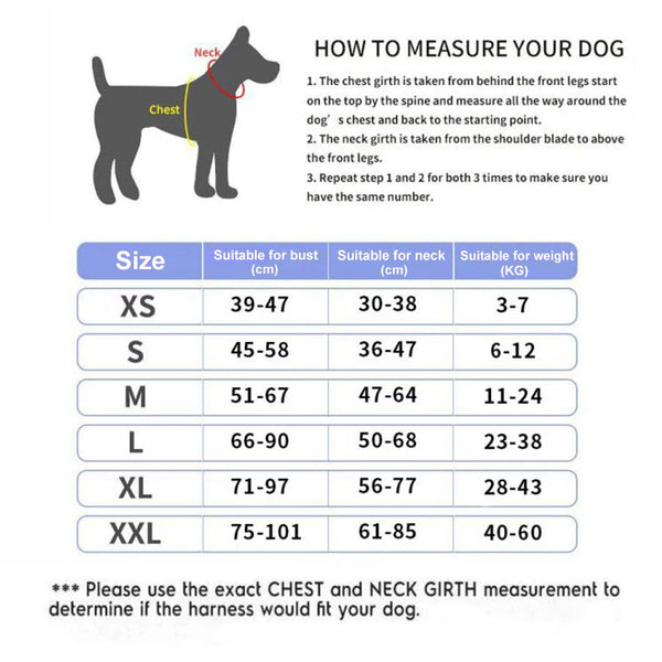 Personalized Dog Reflective Breathable Pet Harness Vest - onlinemegasale.com