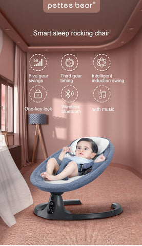 Baby Electric Rocking Chair Mamaroo Swing cardle - onlinemegasale.com