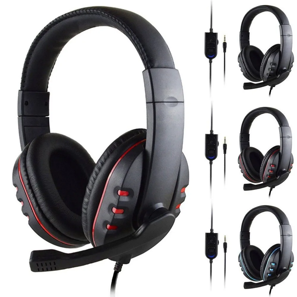 3.5mm Wired Gaming Headphones Game Headset Noise Cancelling Earphone with Microphone Volume Control for PS4 Play Station 4 PC - onlinemegasale.com 3.5mm Wired Gaming Headphones Game Headset Noise Cancelling Earphone with Microphone Volume Control for PS4 Play Station 4 PC - onlinemegasale.com