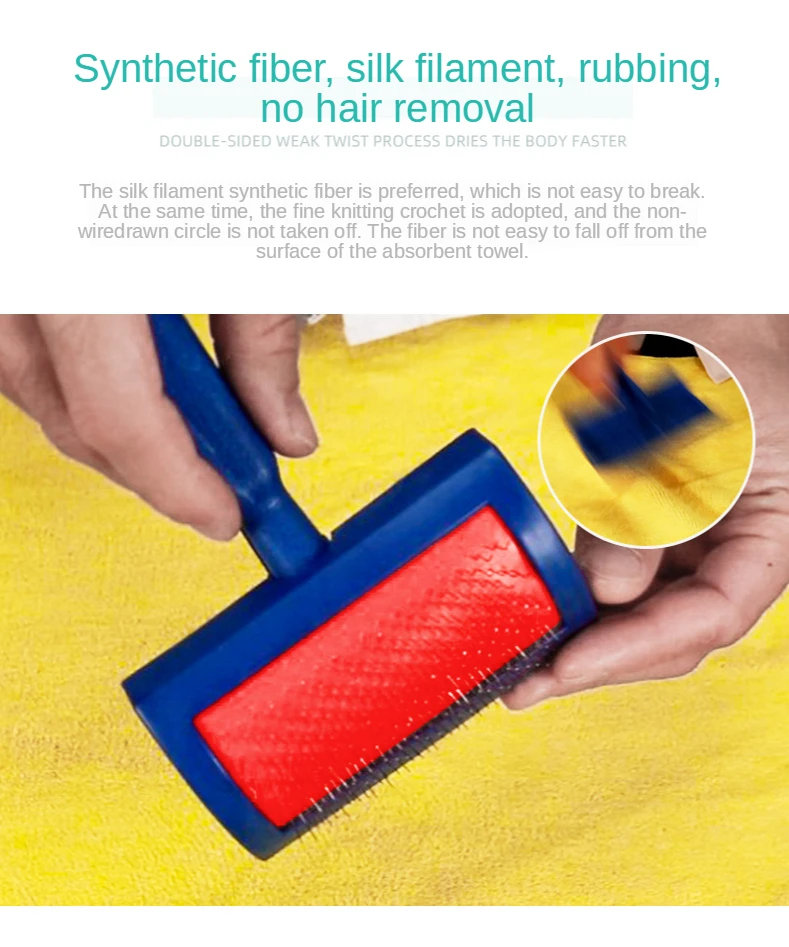 Pet Bath Super Absorbent Fiber Soft Quick-drying Bath Towel - onlinemegasale.com