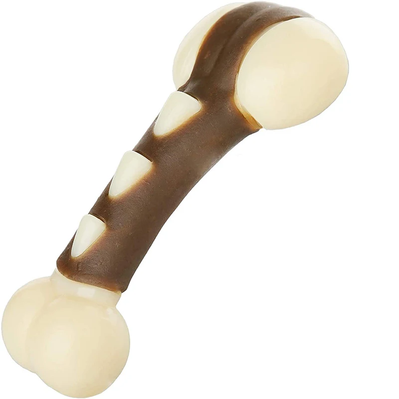 Eco-friendly Durable Dog Bone For Aggressive Chewers - Beef Flavored - onlinemegasale.com