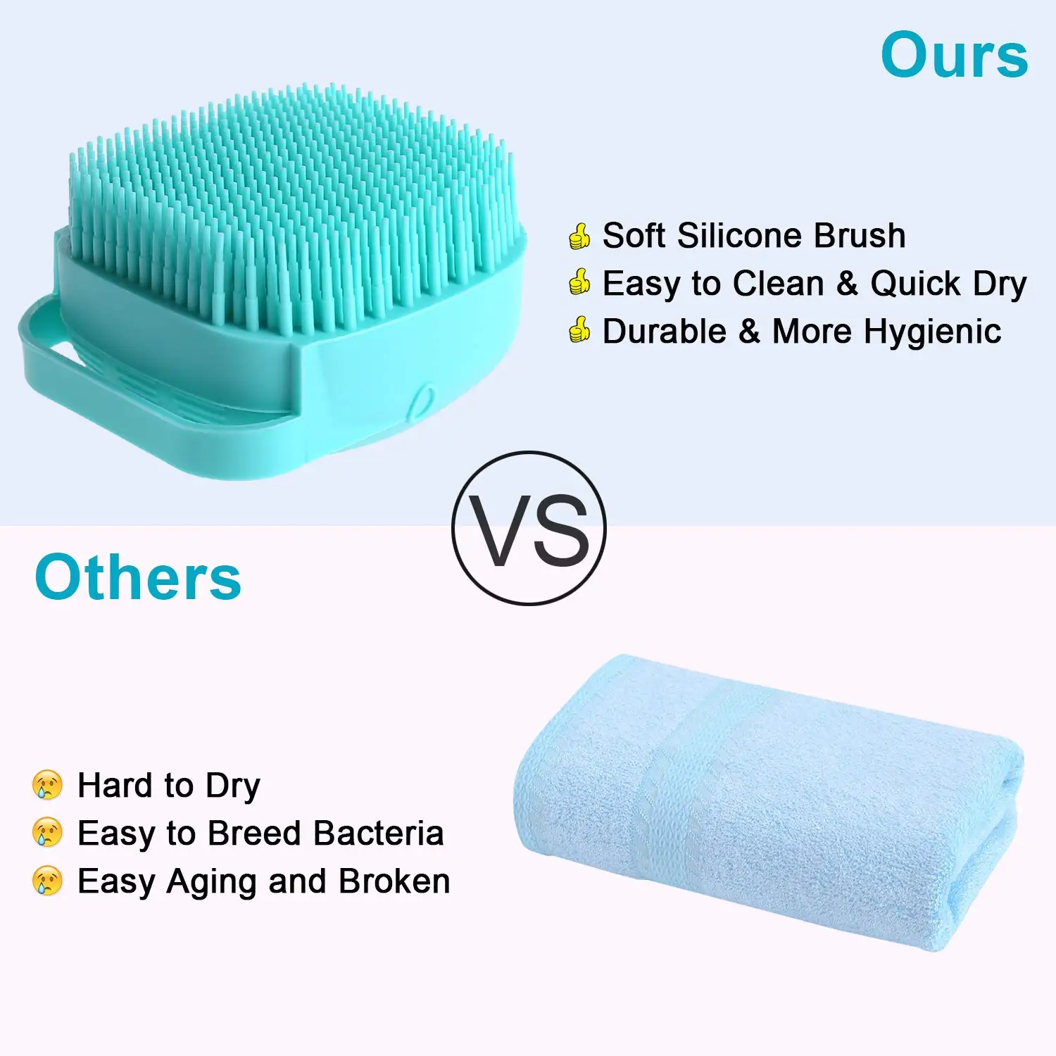 Pet Shampoo Grooming Brush for Bathing and Shedding Short Hair Soft Silicone Rubber Bristle Brushes Massage Comb - onlinemegasale.com