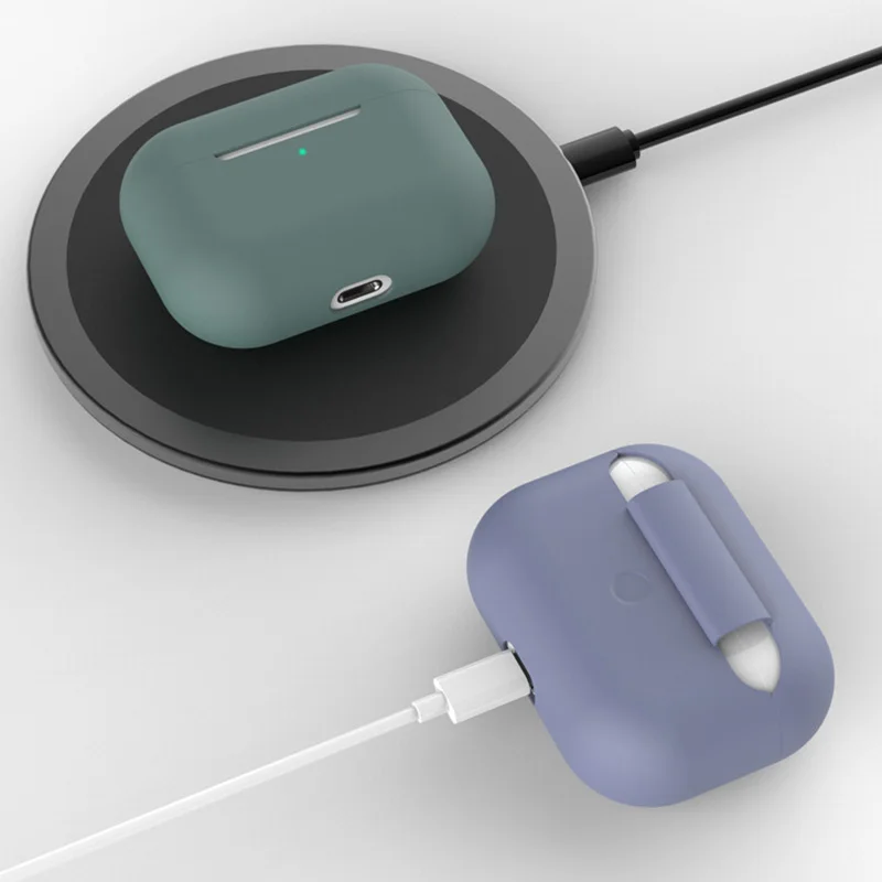 Liquid Soft Silicone Case For Airpods Pro Case Wireless Bluetooth Case for airpod pro Case Cover Air Pods pro Fundas Capa Coque - onlinemegasale.com