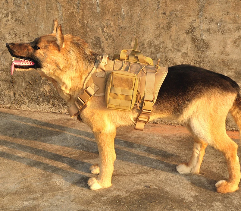 Tactical Breathable Adjustable Dog Vest harness - onlinemegasale.com