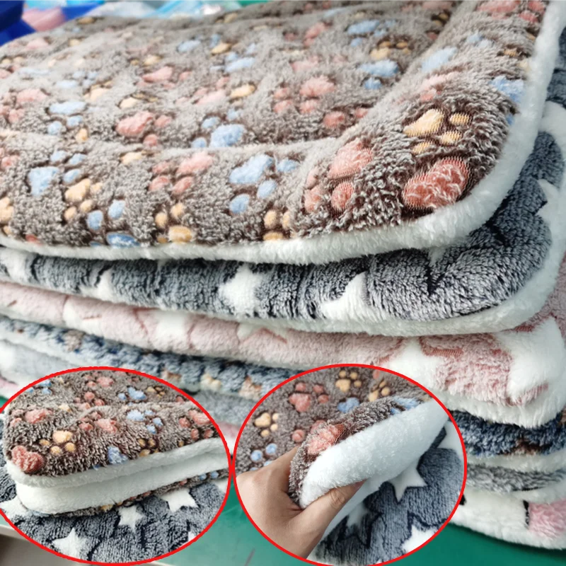 Pet Soft Thickened Fleece Blanket - onlinemegasale.com