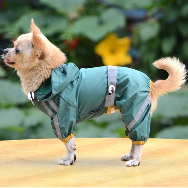 Reflective Waterproof Dog Raincoat - onlinemegasale.com