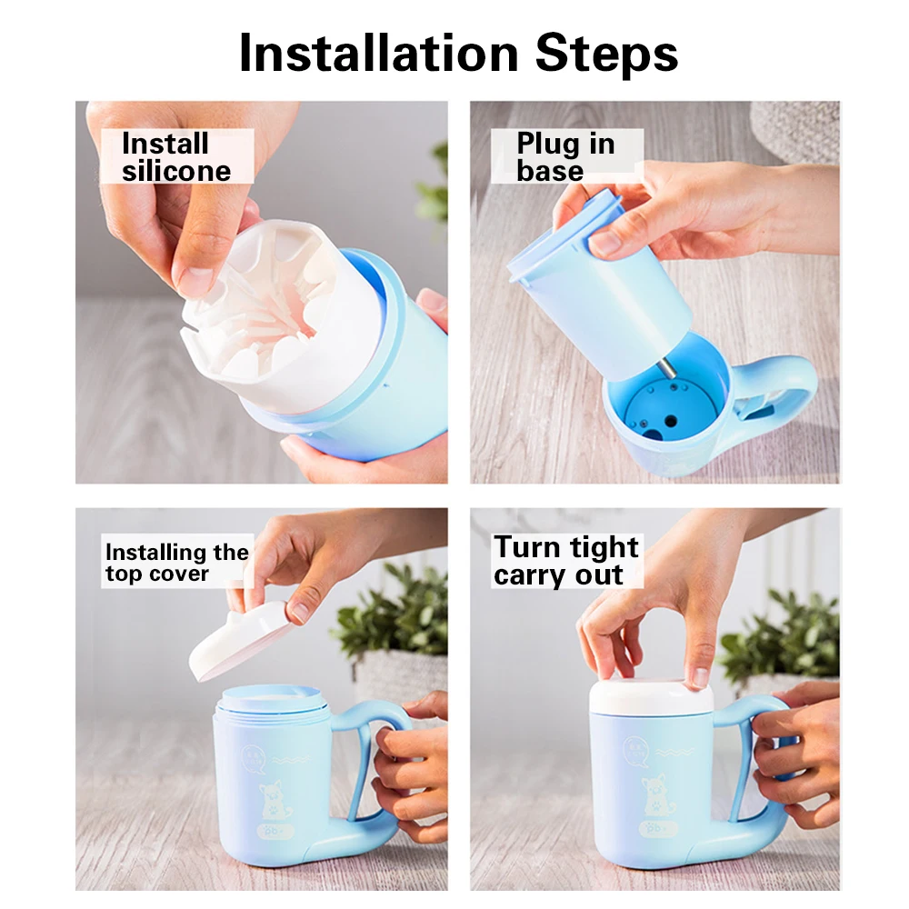 Portable Dog Paw Cleaner Cup - onlinemegasale.com