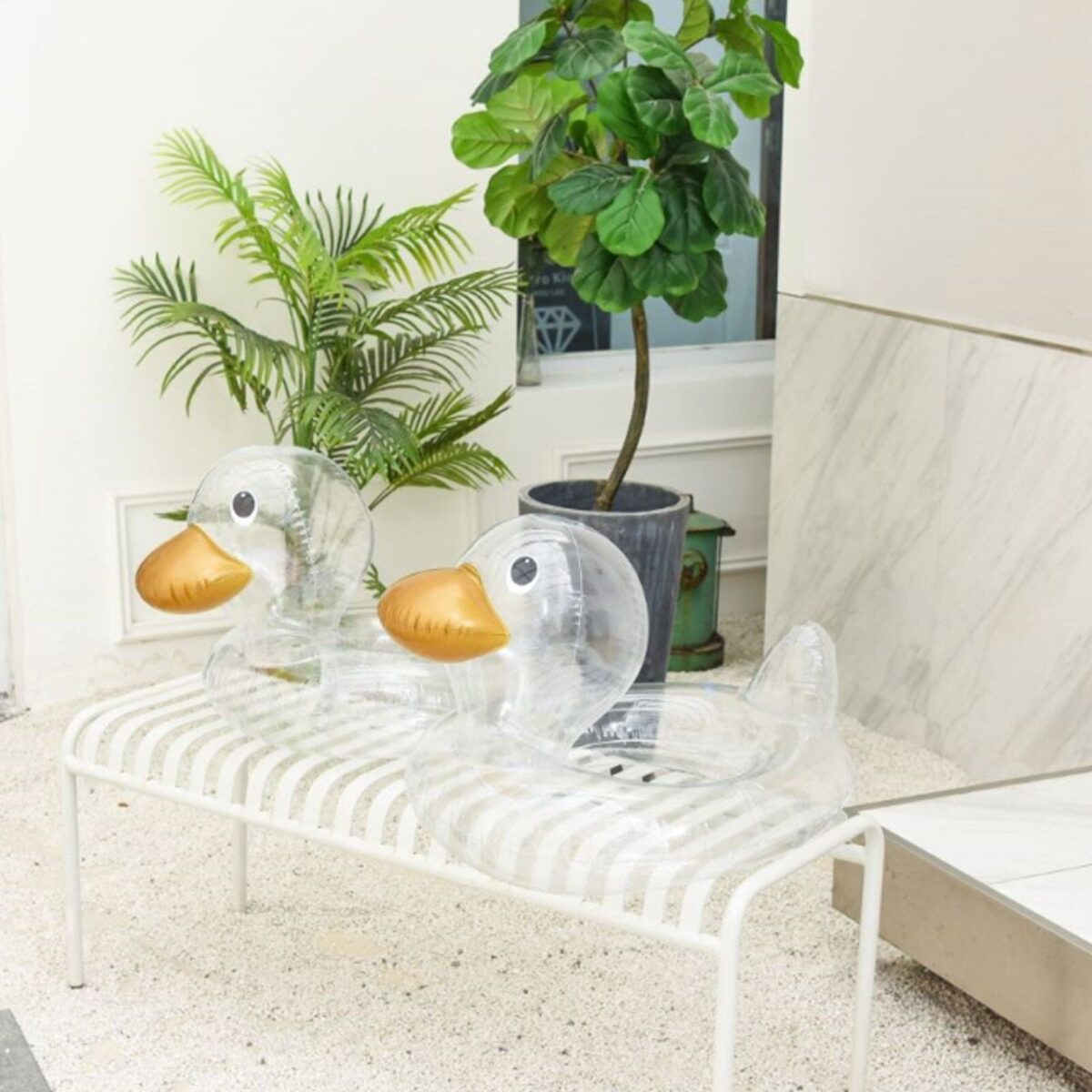 Duck-Shaped Baby Swimming Ring - onlinemegasale.com