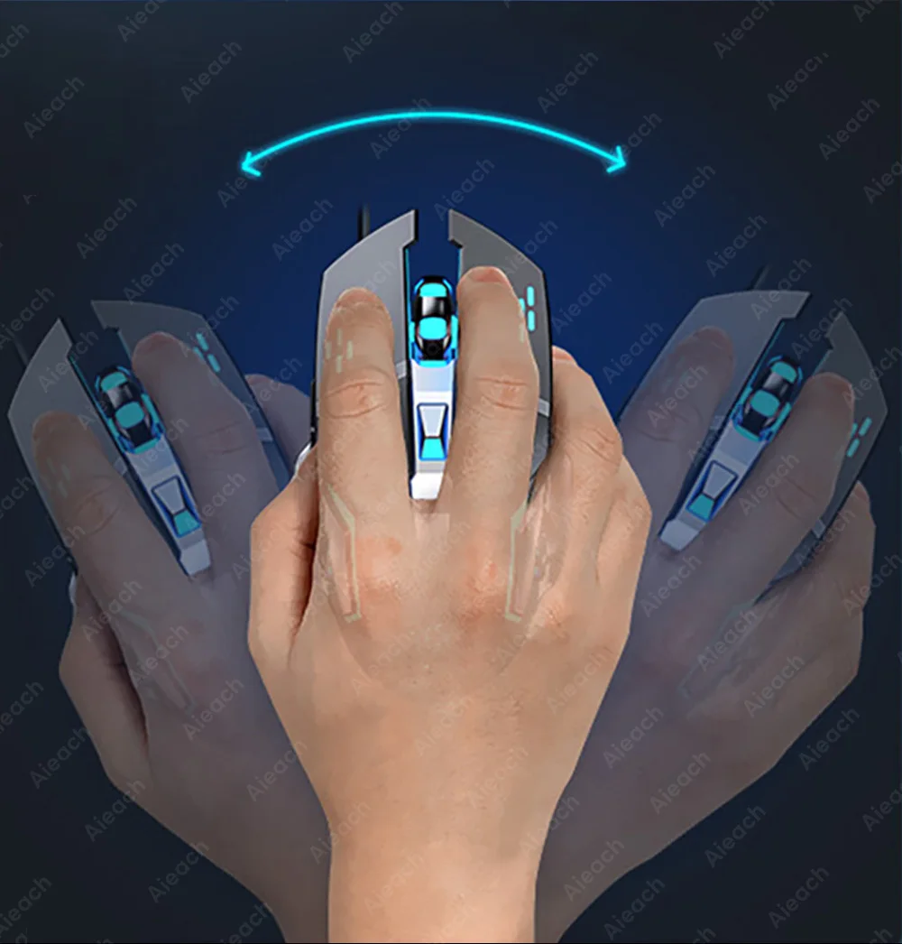 Rechargeable Wireless Mouse Gaming Computer Silent Bluetooth Mouse USB Mechanical E-Sports Backlight PC Gamer Mouse For Computer - onlinemegasale.com