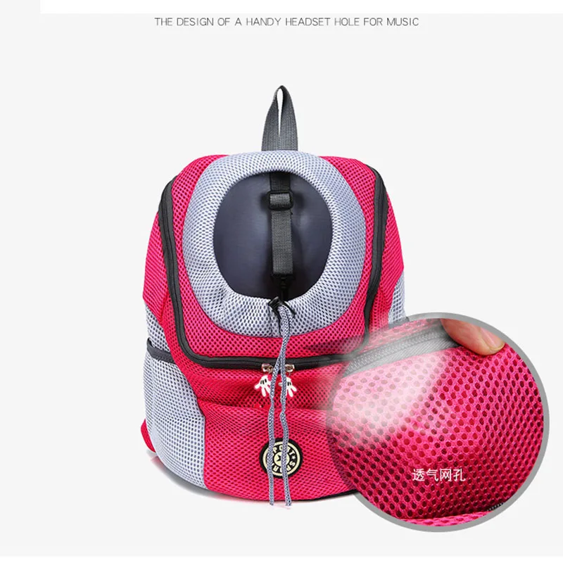 Portable Travel Backpack Outdoor Pet Dog Carrier - onlinemegasale.com