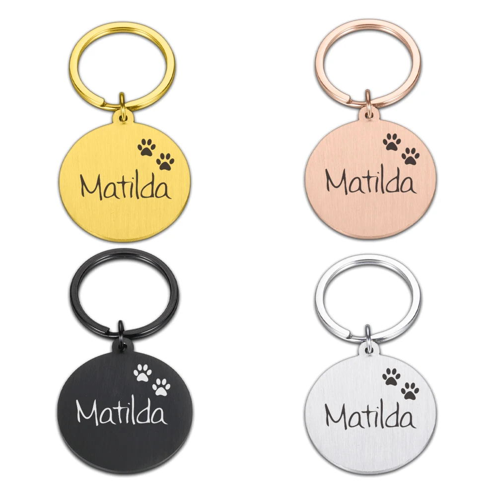 Engraved Pet ID Tag Personalized Custom Name Pendant - onlinemegasale.com Engraved Pet ID Tag Personalized Custom Name Pendant - onlinemegasale.com