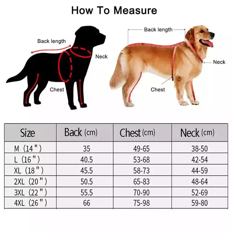 Dog Outdoor Waterproof Reflective Raincoat Medium Large Dogs - onlinemegasale.com