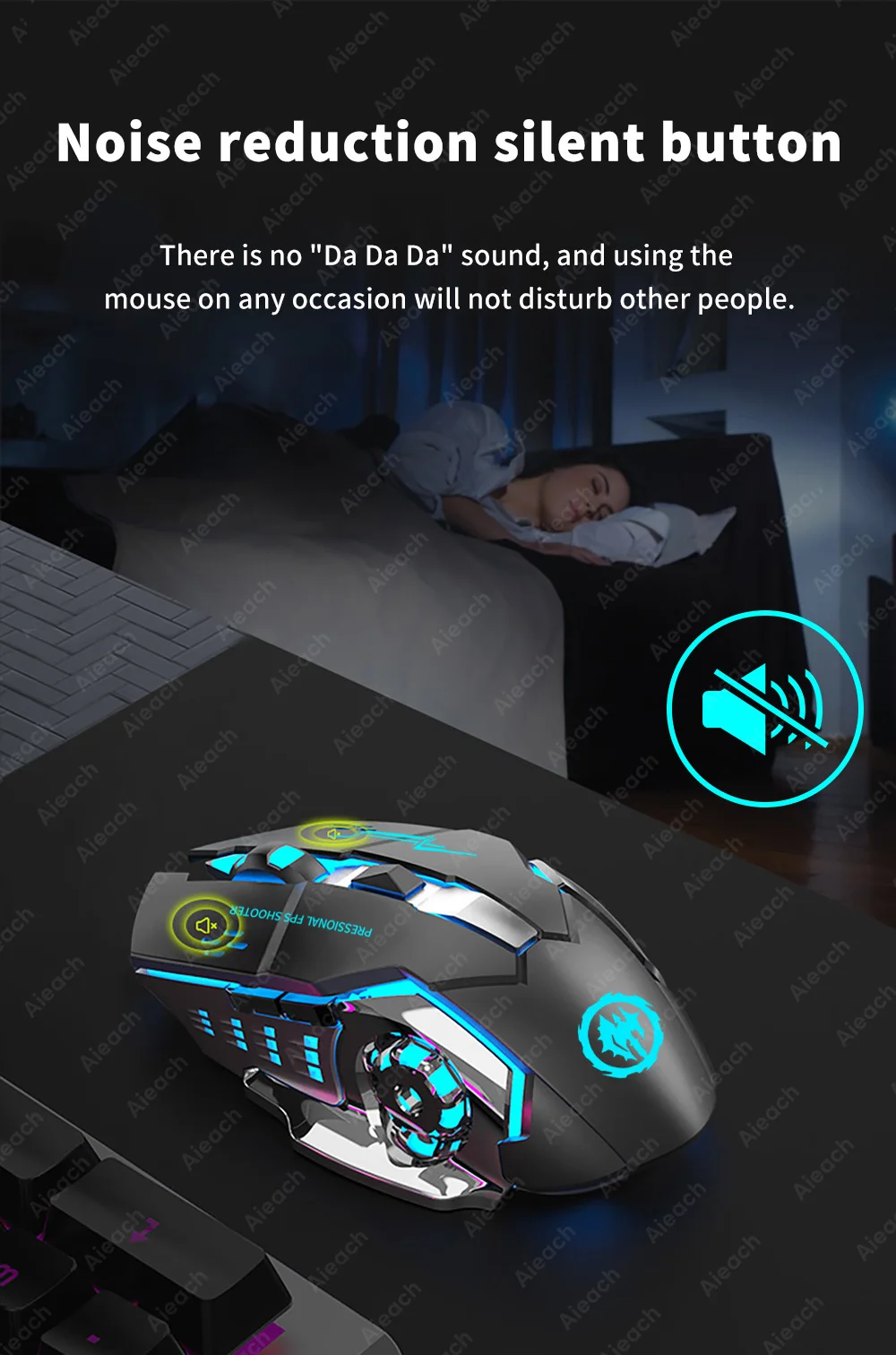 Rechargeable Wireless Mouse Gaming Computer Silent Bluetooth Mouse USB Mechanical E-Sports Backlight PC Gamer Mouse For Computer - onlinemegasale.com Rechargeable Wireless Mouse Gaming Computer Silent Bluetooth Mouse USB Mechanical E-Sports Backlight PC Gamer Mouse For Computer - onlinemegasale.com