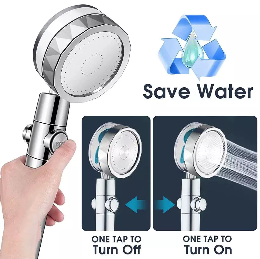High pressure rotating helix shower head - onlinemegasale.com High pressure rotating helix shower head - onlinemegasale.com