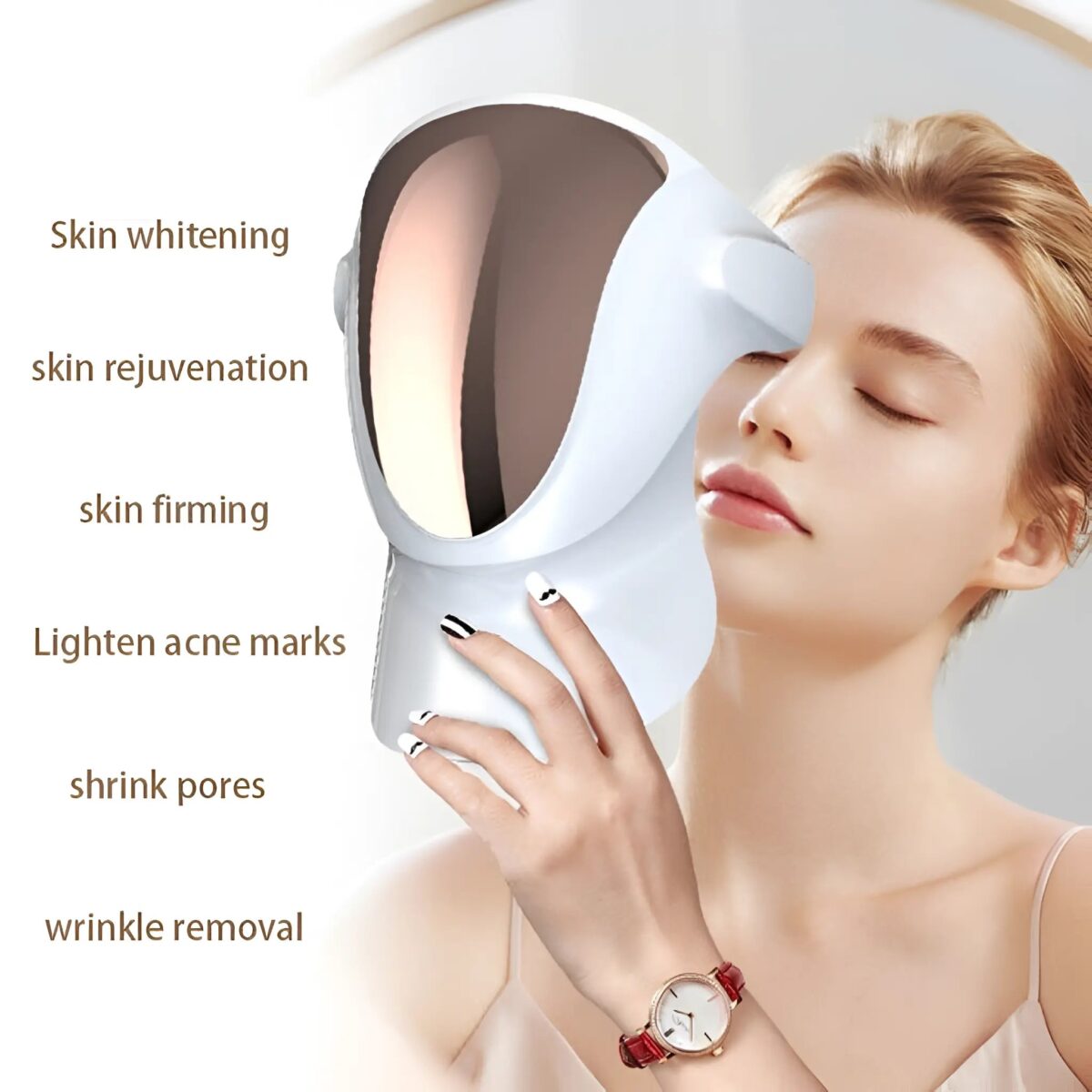 LED Therapy Mask For Healthy Looking Skin - onlinemegasale.com