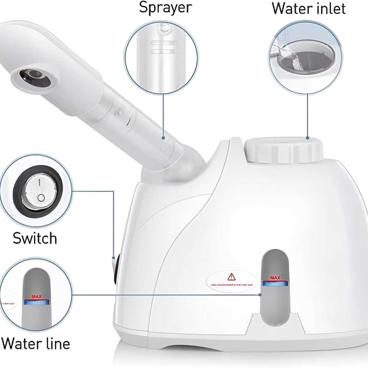 MystMist Facial Steamer and Hydrator - onlinemegasale.com