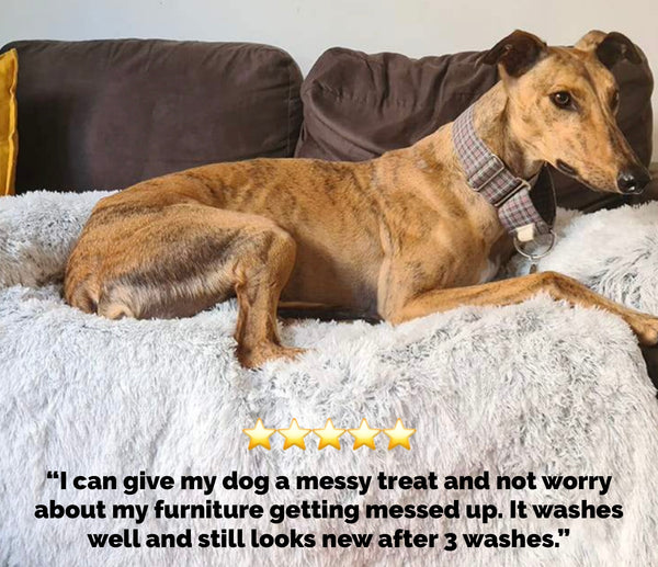 Large Dog Bed Cover Protector Warm Calming Plush - onlinemegasale.com