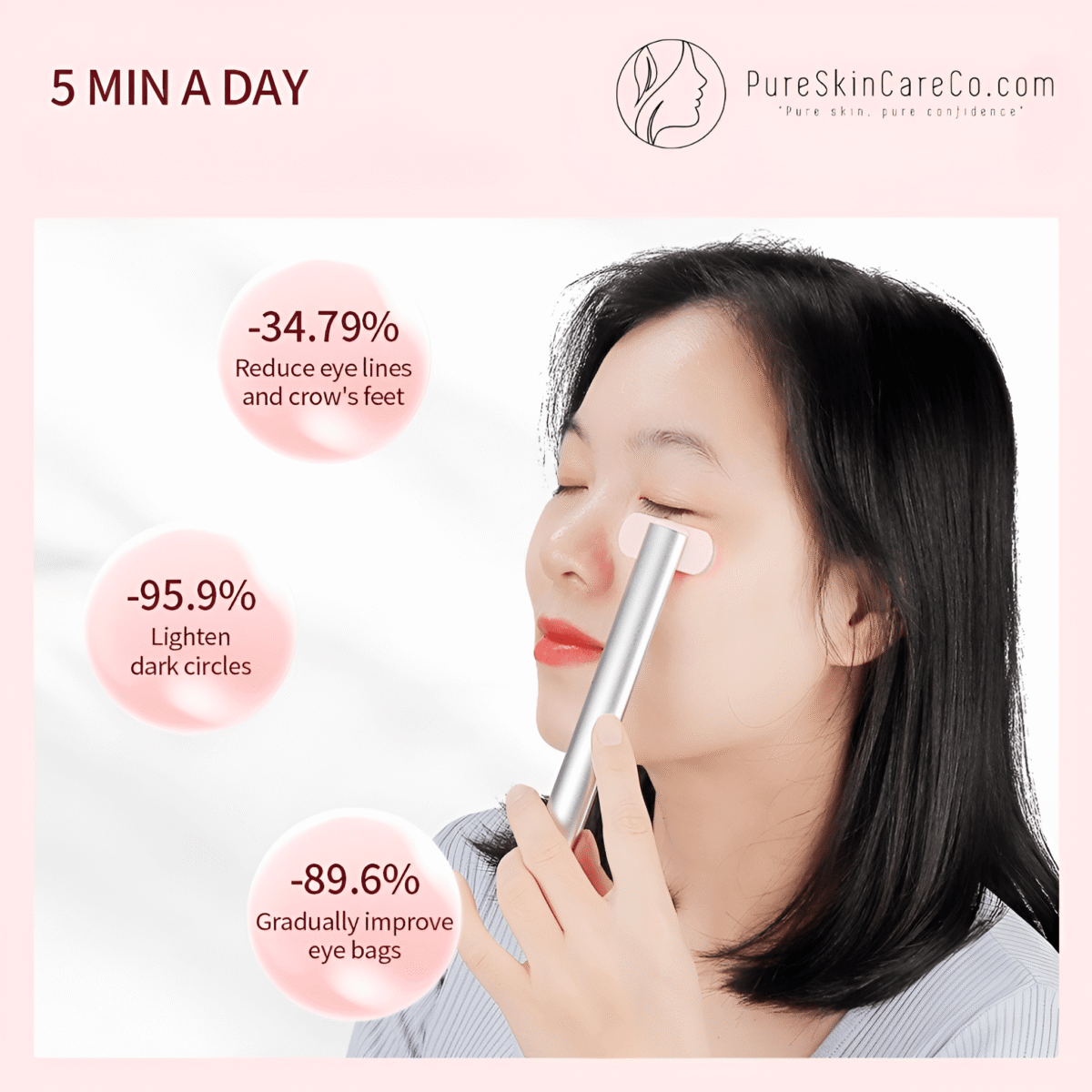 Radiant Skincare Red LED Wand For Glowing Radiant Skin - onlinemegasale.com