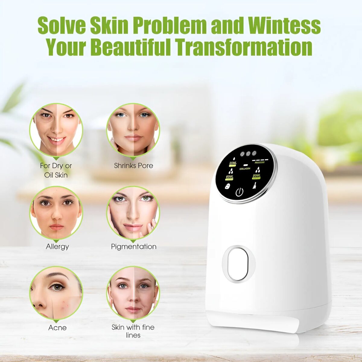 Facial Mask Machine Collagen Fruit Vegetable DIY - onlinemegasale.com