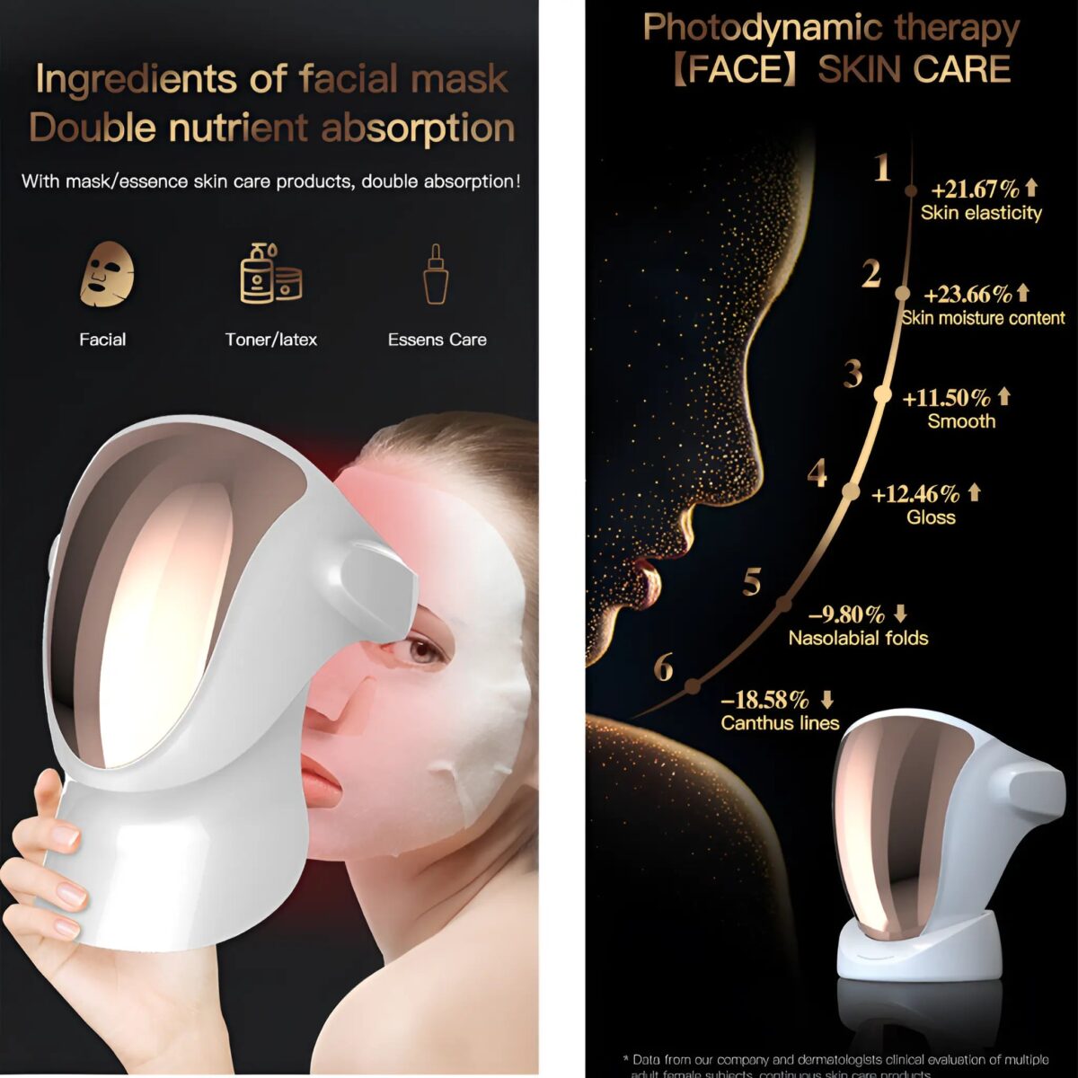LED Therapy Mask For Healthy Looking Skin - onlinemegasale.com