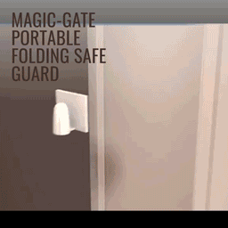 Portable Folding Breathable Mesh Dog Gate Safety Guard - onlinemegasale.com