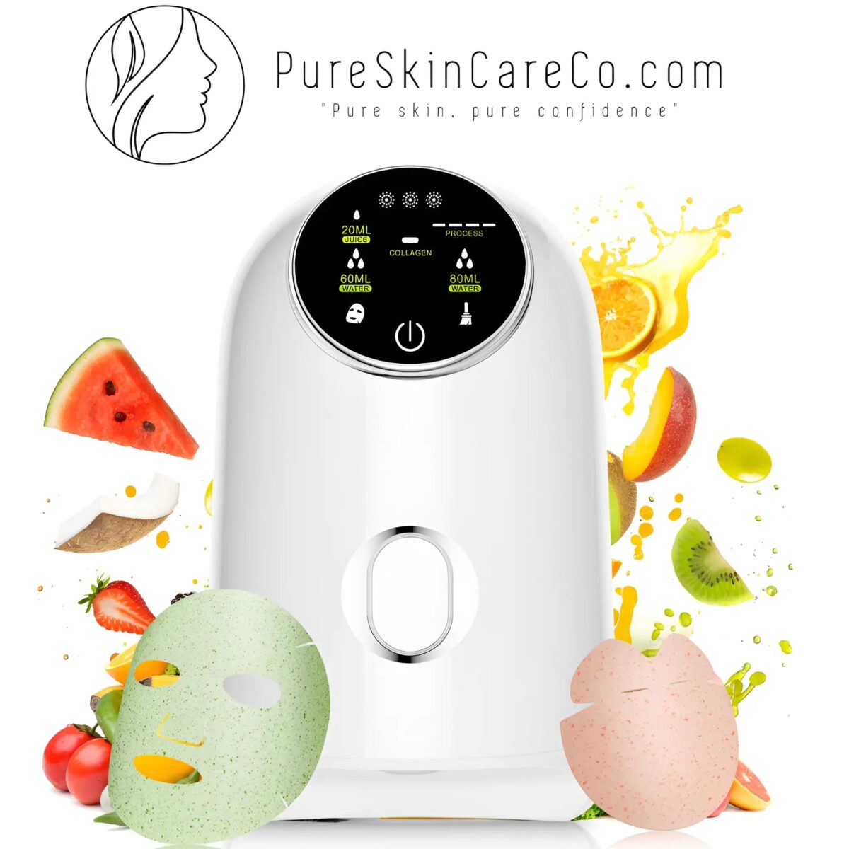 Facial Mask Machine Collagen Fruit Vegetable DIY - onlinemegasale.com