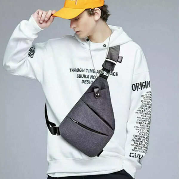 Waterproof Bag ⎪ Chest Bag ⎪ Personal Pocket Bag, Grey