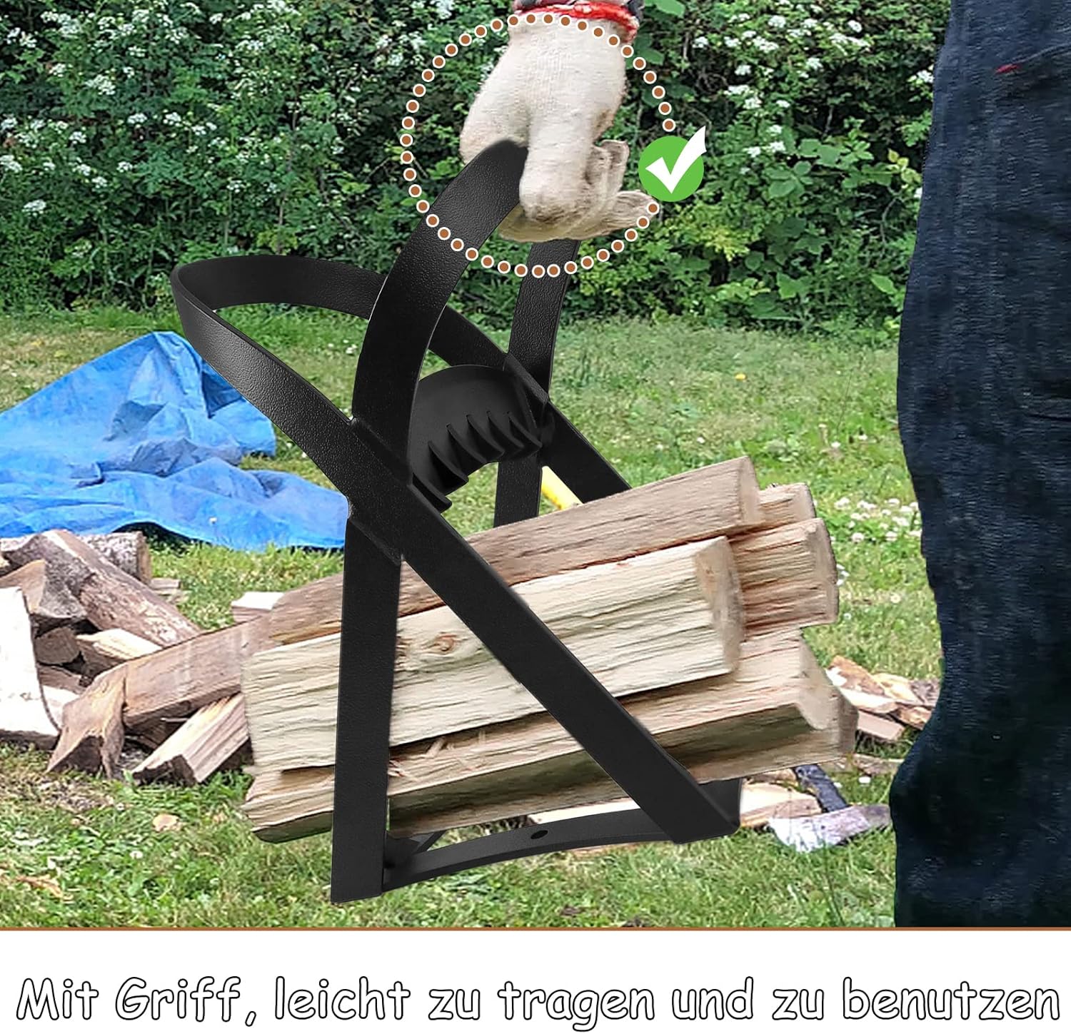 Foldable Log Splitting Tool - onlinemegasale.com