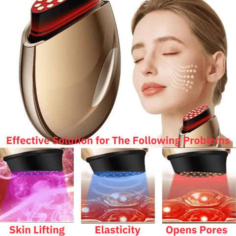 RF Facial Lifting Device Helps with Collagen and Skin Tightening - onlinemegasale.com