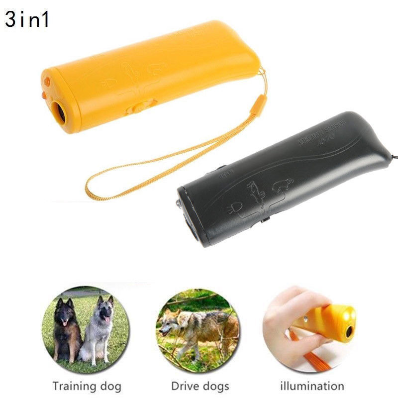 3in1 Ultrasonic Dog Training Device Antibark Control Pet Deterrent Stop Barking Trainer Repeller For Dogs - 5