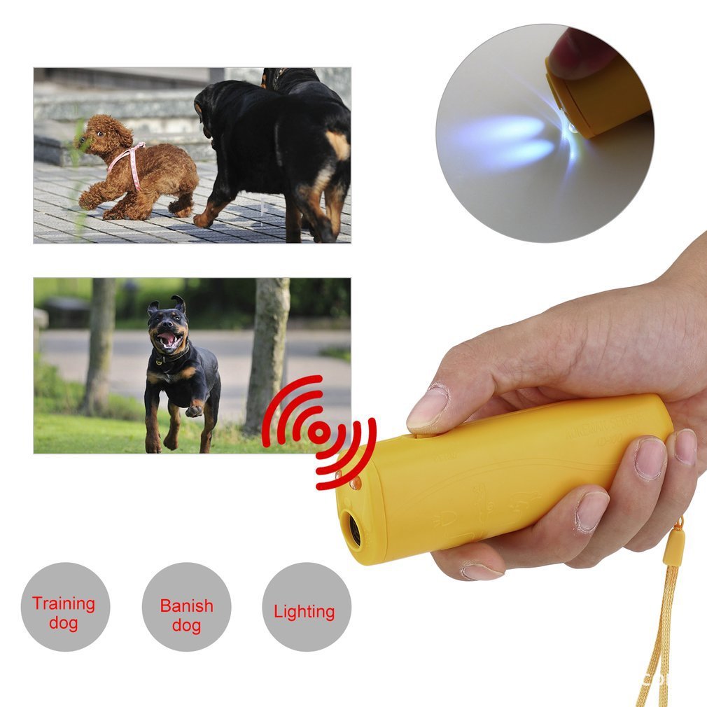 3in1 Ultrasonic Dog Training Device Antibark Control Pet Deterrent Stop Barking Trainer Repeller For Dogs - 10