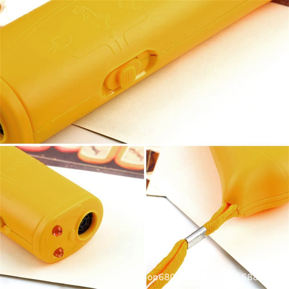 3in1 Ultrasonic Dog Training Device Antibark Control Pet Deterrent Stop Barking Trainer Repeller For Dogs - 3