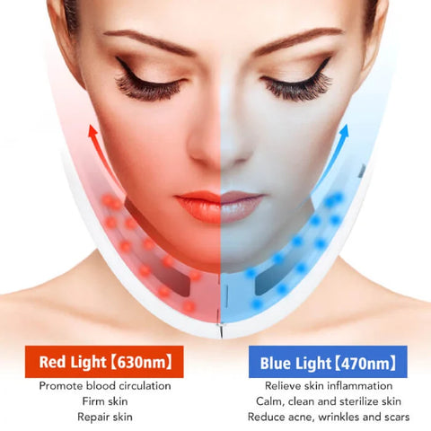 V-Care Infrared Light Face Massager Microcurrent - onlinemegasale.com