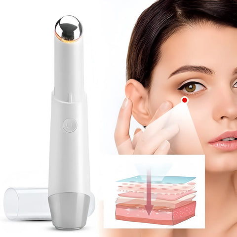 Eyelid Massager Pen with Sonic Vibration for Crows Feet and Eye Bags - onlinemegasale.com