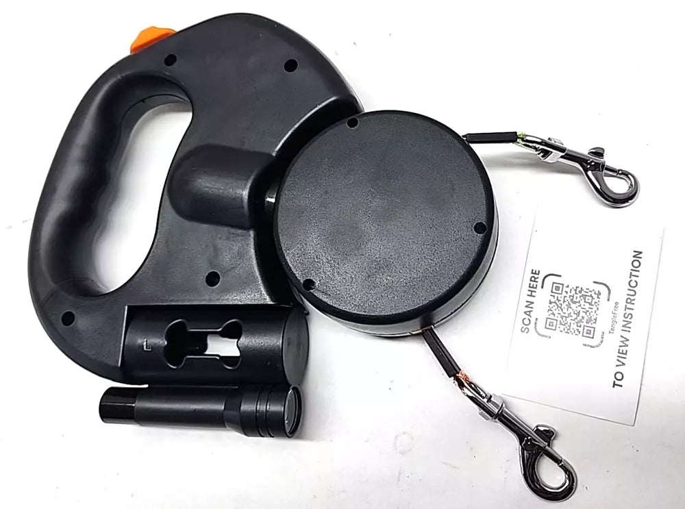 TangleFree Dual Dog Leash with Tangle-Free Swivel - onlinemegasale.com TangleFree Dual Dog Leash with Tangle-Free Swivel - onlinemegasale.com