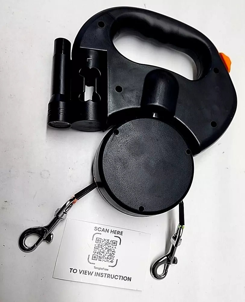 TangleFree Dual Dog Leash with Tangle-Free Swivel - onlinemegasale.com TangleFree Dual Dog Leash with Tangle-Free Swivel - onlinemegasale.com