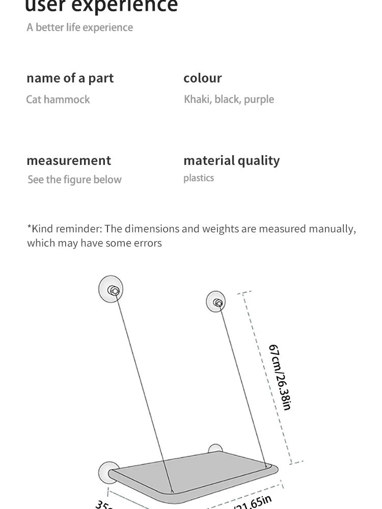 Ultra-Soft Cat Window Hammock - onlinemegasale.com