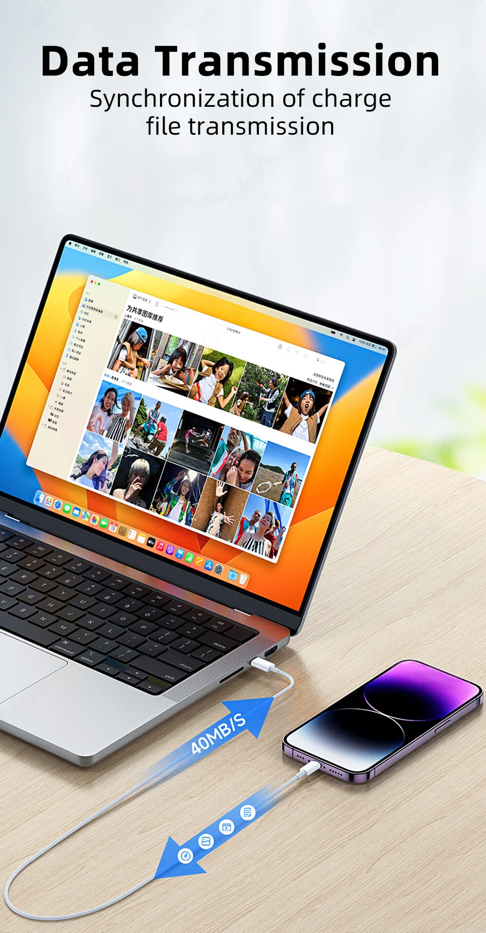 MFI Certification PD 3.0 Type-C to Lighting 20W Fast Charging Cable Charger Data Wire For iPhone 14 13 12 Pro Max iPad AirPods - onlinemegasale.com MFI Certification PD 3.0 Type-C to Lighting 20W Fast Charging Cable Charger Data Wire For iPhone 14 13 12 Pro Max iPad AirPods - onlinemegasale.com