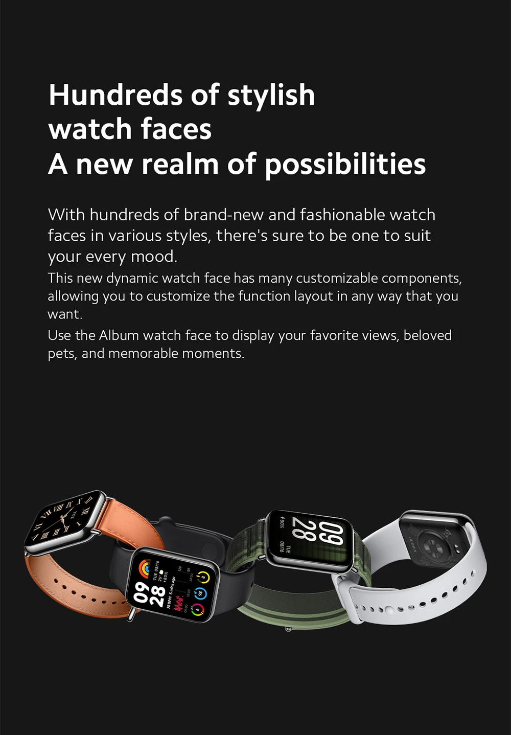 New world Premiere Global Version Xiaomi Smart Band 8 Pro 1.74”AMOLED display Built-in Up to 14-day battery life 5ATM Water - onlinemegasale.com