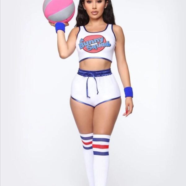 Official Space Lola Bunny Rabbit Cosplay Costume Halloween Party Clothes