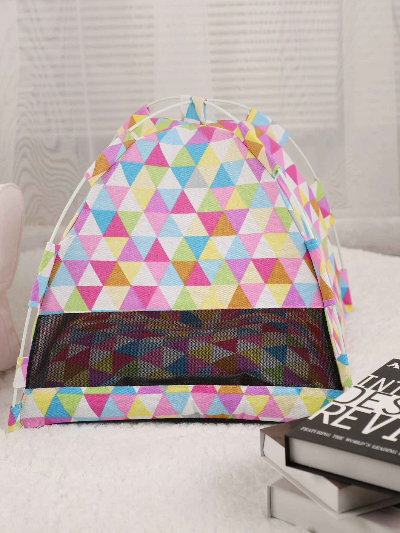 Warm Pet Tent Bed for Cats - onlinemegasale.com Warm Pet Tent Bed for Cats - onlinemegasale.com