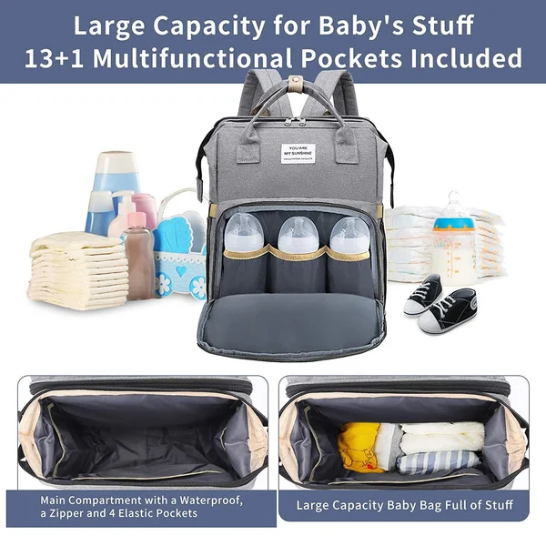 Portable Baby Folding Bed Travel Bag - onlinemegasale.com