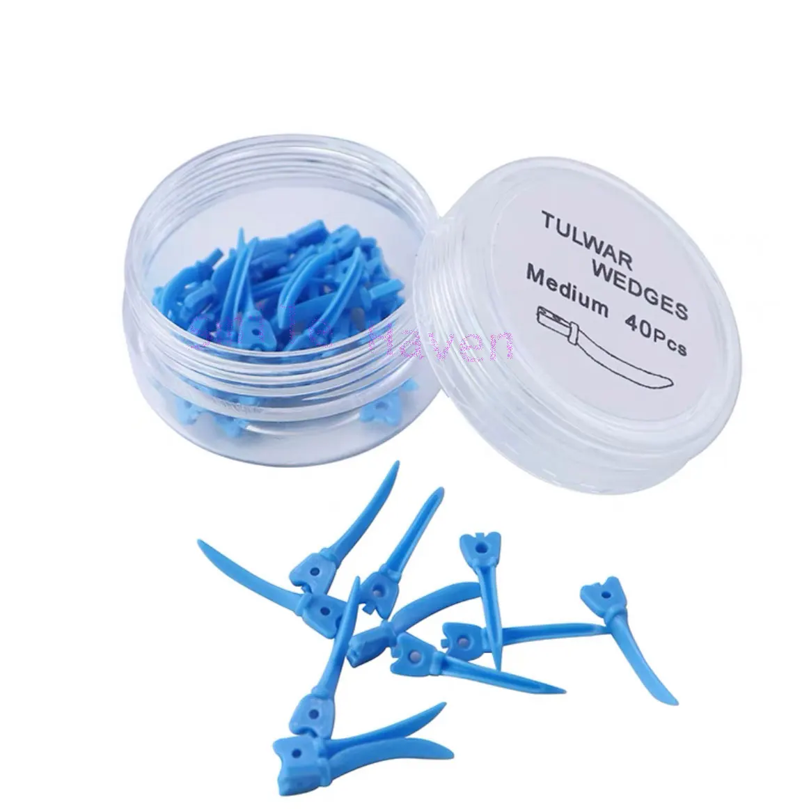 120Pcs Dental Tulwar Wedges Refill Wedge For Sectional Matrix System With Hole Disposable Plastic Wedges S/M/L Dentistry Product - onlinemegasale.com